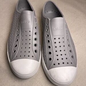 Native Jefferson Unisex Men 7 Women 9  Adult Slip On Shoes - Pigeon Grey